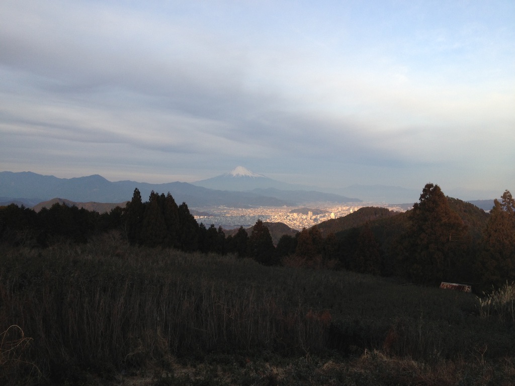 満観峰から富士山
